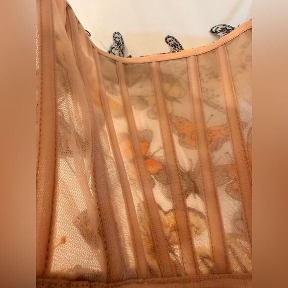 NWOT BRONX AND BANCO Bella Butterfly Maraya Multi Strapless Mini Dress, - Picture 15 of 16